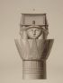 DESCRIPTION DE L'EGYPTE.  Détails du chapiteau du temple de l'ouest. (ANTIQUITES, volume I, planche 21) - Prima edizione - Edition-Originale.com