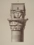 DESCRIPTION DE L'EGYPTE.  Détails du chapiteau du temple de l'ouest. (ANTIQUITES, volume I, planche 21) - Erste Ausgabe - Edition-Originale.com