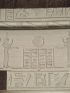DESCRIPTION DE L'EGYPTE.  Edfou (Apollinopolis magna). Détails d'architecture du grand temple. (ANTIQUITES, volume I, planche 56) - Erste Ausgabe - Edition-Originale.com
