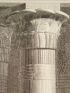 DESCRIPTION DE L'EGYPTE.  Environs d'Esné (Contralato). Vue perspective d'un temple à Contralato. (ANTIQUITES, volume I, planche 90) - Prima edizione - Edition-Originale.com