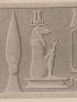 DESCRIPTION DE L'EGYPTE.  Environs d'Esné (Latopolis). Détails d'architecture et bas-reliefs du temple au nord d'Esné. (ANTIQUITES, volume I, planche 86) - First edition - Edition-Originale.com