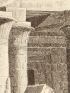 DESCRIPTION DE L'EGYPTE.  Environs d'Esné (Latopolis). Vue d'un temple à Contralato, Vue du temple au nord d'Esné. (ANTIQUITES, volume I, planche 84) - Erste Ausgabe - Edition-Originale.com