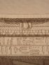 DESCRIPTION DE L'EGYPTE.  Environs d'Esné (Latopolis). Vue perspective du temple au nord d'Esné. (ANTIQUITES, volume I, planche 88) - Erste Ausgabe - Edition-Originale.com