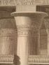 DESCRIPTION DE L'EGYPTE.  Environs d'Esné (Latopolis). Vue perspective du temple au nord d'Esné. (ANTIQUITES, volume I, planche 88) - Prima edizione - Edition-Originale.com