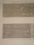 DESCRIPTION DE L'EGYPTE.  Environs d'Esné (Latopolis). Zodiaque sculpté au plafond du temple au nord d'Esné. (ANTIQUITES, volume I, planche 87) - Edition Originale - Edition-Originale.com