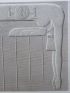 DESCRIPTION DE L'EGYPTE.  Erment (Hermonthis). Bas-reliefs sculptés dans le sanctuaire du temple. (ANTIQUITES, volume I, planche 96) - Erste Ausgabe - Edition-Originale.com