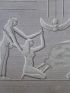 DESCRIPTION DE L'EGYPTE.  Erment (Hermonthis). Bas-reliefs sculptés dans le sanctuaire du temple. (ANTIQUITES, volume I, planche 96) - Erste Ausgabe - Edition-Originale.com