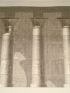 DESCRIPTION DE L'EGYPTE.  Esné (Latopolis). Plans des environs d'Esné et d'une partie de la ville, Plan du temple, Coupe du portique. (ANTIQUITES, volume I, planche 72) - First edition - Edition-Originale.com