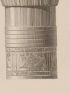 DESCRIPTION DE L'EGYPTE.  Esné (Latopolis). Plans et élévations de six chapiteaux du portique. (ANTIQUITES, volume I, planche 77) - Edition Originale - Edition-Originale.com