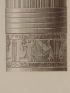 DESCRIPTION DE L'EGYPTE.  Esné (Latopolis). Plans et élévations de six chapiteaux du portique. (ANTIQUITES, volume I, planche 76) - Edition Originale - Edition-Originale.com