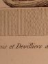 DESCRIPTION DE L'EGYPTE.  Ile de Philae. Diverses coupes du grand temple et des deux pylônes, Détails des lions placés devant le premier pylône. (ANTIQUITES, volume I, planche 9) - Edition Originale - Edition-Originale.com