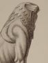 DESCRIPTION DE L'EGYPTE.  Ile de Philae. Diverses coupes du grand temple et des deux pylônes, Détails des lions placés devant le premier pylône. (ANTIQUITES, volume I, planche 9) - Edition Originale - Edition-Originale.com