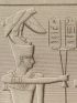 DESCRIPTION DE L'EGYPTE.  Ile de Philae. Sculptures du portique du grand temple et du premier pylône, Bas-relief de l'édifice ruiné de l'ouest. (ANTIQUITES, volume I, planche 11) - First edition - Edition-Originale.com