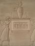 DESCRIPTION DE L'EGYPTE.  Ile de Philae. Sculptures du portique du grand temple, Élévation, coupe et plans d'un monolithe du même temple. (ANTIQUITES, volume I, planche 10) - Edition Originale - Edition-Originale.com