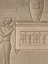 DESCRIPTION DE L'EGYPTE.  Ile de Philae. Sculptures du portique du grand temple, Élévation, coupe et plans d'un monolithe du même temple. (ANTIQUITES, volume I, planche 10) - First edition - Edition-Originale.com