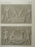 DESCRIPTION DE L'EGYPTE.  Syout (Lycopolis). Bas-reliefs recueillis dans la salle du fond de l'hypogée principal. (ANTIQUITES, volume IV, planche 45) - Edition Originale - Edition-Originale.com