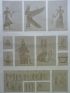 DESCRIPTION DE L'EGYPTE.  Thèbes. Bybân el Molouk. Peintures recueillies dans le cinquième tombeau des rois à l'est, Autres peintures des tombeaux. (ANTIQUITES, volume II, planche 85) - Edition Originale - Edition-Originale.com