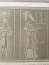DESCRIPTION DE L'EGYPTE.  Thèbes. Medynet-Abou. Bas-reliefs sculptés dans les galeries est et sud du péristyle du palais. (ANTIQUITES, volume II, planche 13) - Edition Originale - Edition-Originale.com