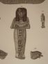 DESCRIPTION DE L'EGYPTE.  Collection d'antiques. Figures, amulettes en scarabée et autres en terre cuite, en bois, en bronze, émeraude.  - Edition Originale - Edition-Originale.com