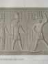 DESCRIPTION DE L'EGYPTE.  Denderah (Tentyris). Bas-reliefs du grand temple, de la porte du nord, et de celle de l'enceinte de l'est. (ANTIQUITES, volume IV, planche 25) - Erste Ausgabe - Edition-Originale.com