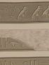 DESCRIPTION DE L'EGYPTE.  Environs de Babylone. Le Kaire [Le Caire]. Sarcophage en forme de momie, trouvé sur le bord du Nil à Boulâq. (ANTIQUITES, volume V, planche 23) - Erste Ausgabe - Edition-Originale.com