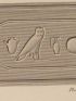 DESCRIPTION DE L'EGYPTE.  Environs de Babylone. Le Kaire [Le Caire]. Sarcophage en forme de momie, trouvé sur le bord du Nil à Boulâq. (ANTIQUITES, volume V, planche 23) - Prima edizione - Edition-Originale.com