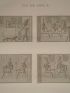 DESCRIPTION DE L'EGYPTE.  Ile de Philae. Bas-reliefs sculptés sous la galerie du temple de l'ouest. (ANTIQUITES, volume I, planche 22) - First edition - Edition-Originale.com