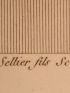 DESCRIPTION DE L'EGYPTE.  Ile d'Eléphantine. Plan, coupe, élévations, détails et bas-reliefs du temple du sud. (ANTIQUITES, volume I, planche 35) - First edition - Edition-Originale.com