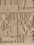DESCRIPTION DE L'EGYPTE.  Koum Omboû (Ombos). Inscriptions hiéroglyphiques, Détails d'architecture et de bas-reliefs du portique du grand temple. (ANTIQUITES, volume I, planche 43) - Prima edizione - Edition-Originale.com