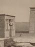 DESCRIPTION DE L'EGYPTE.  Koum Omboû (Ombos). Vue perspective des deux temples et de l'enceinte. (ANTIQUITES, volume I, planche 46) - Edition Originale - Edition-Originale.com