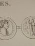 DESCRIPTION DE L'EGYPTE.  Papyrus. Hiéroglyphes. Inscriptions et médailles. Médailles des nomes d'Égypte. (ANTIQUITES, volume V, planche 58) - Prima edizione - Edition-Originale.com