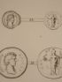 DESCRIPTION DE L'EGYPTE.  Papyrus. Hiéroglyphes. Inscriptions et médailles. Médailles des nomes d'Égypte. (ANTIQUITES, volume V, planche 58) - Erste Ausgabe - Edition-Originale.com