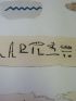 DESCRIPTION DE L'EGYPTE.  Thèbes. Hypogées. Fragments coloriés, Bras et bandelette de momie, Briques portant des hiéroglyphes imprimés. (ANTIQUITES, volume II, planche 48) - Edition Originale - Edition-Originale.com