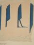 DESCRIPTION DE L'EGYPTE.  Thèbes. Hypogées. Fragments coloriés, Bras et bandelette de momie, Briques portant des hiéroglyphes imprimés. (ANTIQUITES, volume II, planche 48) - First edition - Edition-Originale.com