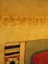 DESCRIPTION DE L'EGYPTE.  Thèbes. Hypogées. Peintures dessinées d'après des enveloppes de momies, Détails d'une frange et d'une toile rayée, trouvées sur des momies. (ANTIQUITES, volume II, planche 59) - Prima edizione - Edition-Originale.com