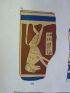 DESCRIPTION DE L'EGYPTE.  Thèbes. Hypogées. Peintures dessinées d'après des enveloppes de momies. (ANTIQUITES, volume II, planche 58) - Edition Originale - Edition-Originale.com