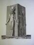 DESCRIPTION DE L'EGYPTE.  Thèbes. Karnak. Vue d'un bloc en granit orné de six figures, trouvé près de la galerie du palais. (ANTIQUITES, volume III, planche 31) - Prima edizione - Edition-Originale.com