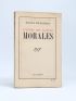 JOUHANDEAU : Algèbre des valeurs morales - Prima edizione - Edition-Originale.com