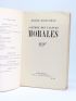 JOUHANDEAU : Algèbre des valeurs morales - First edition - Edition-Originale.com