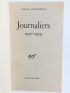 JOUHANDEAU : Journaliers 1937-1939 - Signed book, First edition - Edition-Originale.com