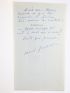 JOUHANDEAU : Magnificat. Journaliers XIII Mars-Juillet 1963 - Signed book, First edition - Edition-Originale.com