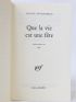 JOUHANDEAU : Que la vie est une fête - Signed book, First edition - Edition-Originale.com