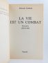 JOUHAUD : La Vie est un Combat (Souvenirs 1924-1944) - Libro autografato, Prima edizione - Edition-Originale.com
