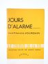 JOURDAIN : Jours d'Alarme - Signiert, Erste Ausgabe - Edition-Originale.com