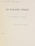 JOUVE : Le paradis perdu - Signed book - Edition-Originale.com