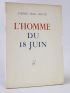 JOUVE : L'homme du 18 Juin - Prima edizione - Edition-Originale.com