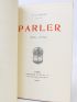 JOUVE : Parler (Poèmes - 2ème série) - Autographe, Edition Originale - Edition-Originale.com