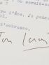 JOUVET : Lettre dactylographiée signée adressée à son grand ami Carlo Rim à en-tête de son théâtre de l'Athénée - Signiert, Erste Ausgabe - Edition-Originale.com