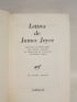 JOYCE : Lettres de James Joyce - Edition Originale - Edition-Originale.com