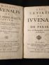JUVENAL : Les Satires de Iuvenal et de Perse - Edition-Originale.com